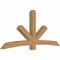 Ekena Millwork Alberta Smooth Timber Gable Bracket, Western Red Cedar, 96"W x 44"H x 5 1/2"D x 5 1/2"F, 11/12 Pitch GBW096X44X0606ALB00SWR - alternate 4